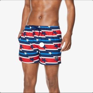 Speedo Men’s Star Lane Volley 14” Swim Bottom Trunk Shorts Size XL NWT